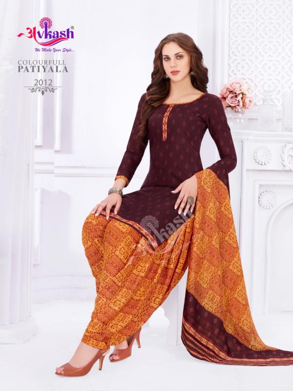 Avkash ColourFull Patiyala Vol 2 Cotton Designer Exclusive Ready made Suit